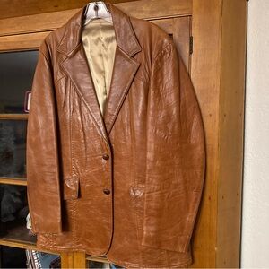 Vintage Vagabond Men’s Leather Jacket size 42 (Large)